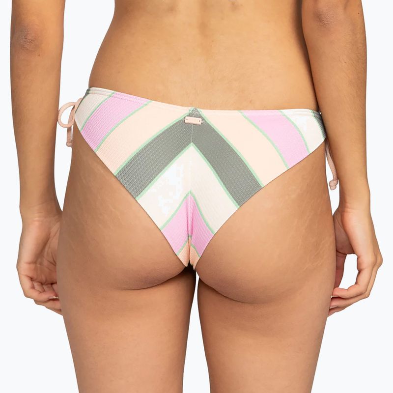 Spodní díl plavek  ROXY Vista Stripe Tie Side agave green very vista stripe 5