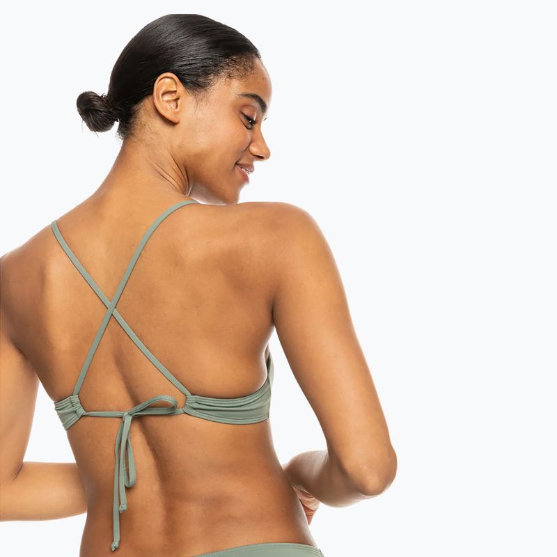 Horní díl plavek  ROXY Beach Classics Tri agave green 4