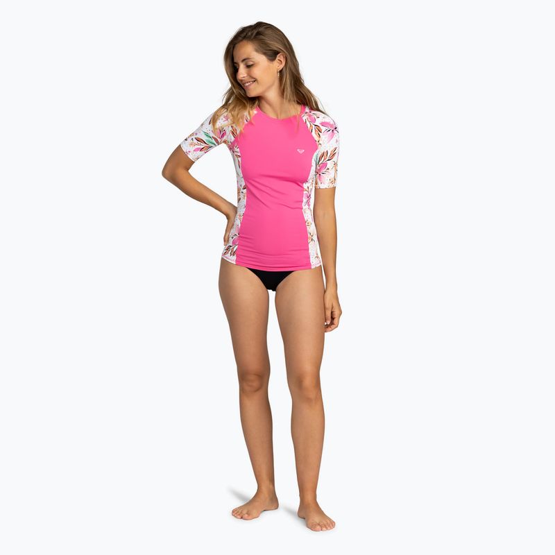 Dámské plavecké tričko ROXY Lycra Printed white happy tropical swim 2