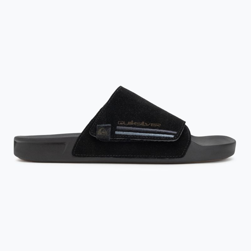 Pánské nazouváky Quiksilver Rivi Suede black 1 2