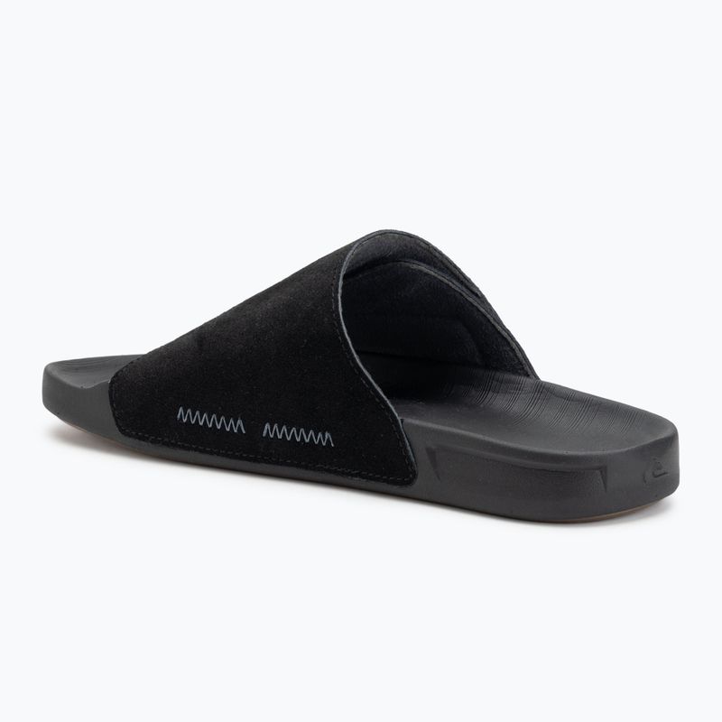 Pánské nazouváky Quiksilver Rivi Suede black 1 3