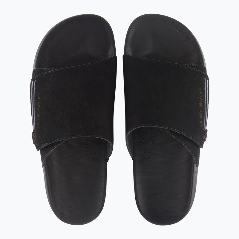 Quiksilver Rivi Suede pánské žabky black 1 3