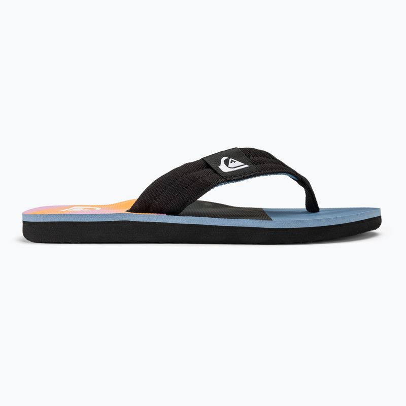 Pánské žabky  Quiksilver Molokai Layback II blue / blue / orange 2