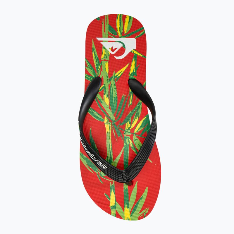 Pánské žabky Quiksilver Molokai Art II black/red/black 5