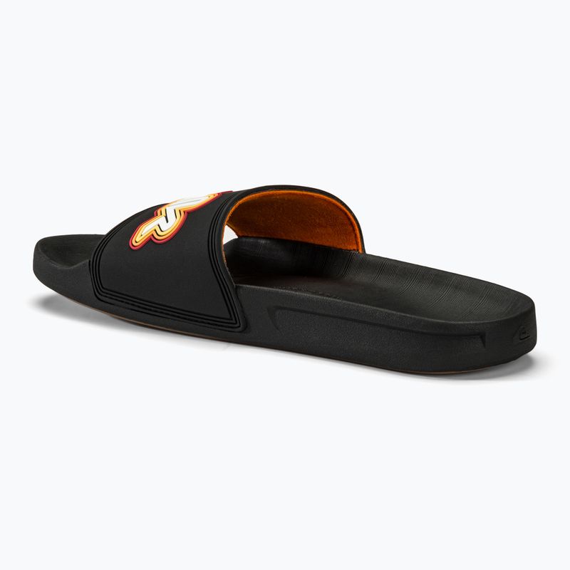 Quiksilver pánské žabky Rivi Wordmark Slide II black 2 3