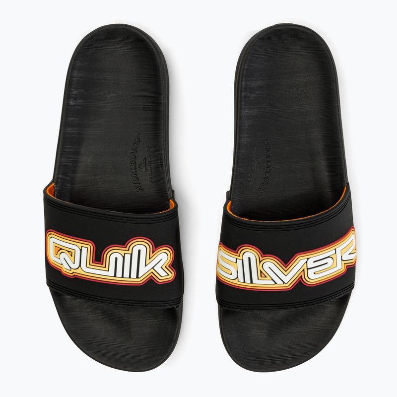 Quiksilver pánské žabky Rivi Wordmark Slide II black 2 8