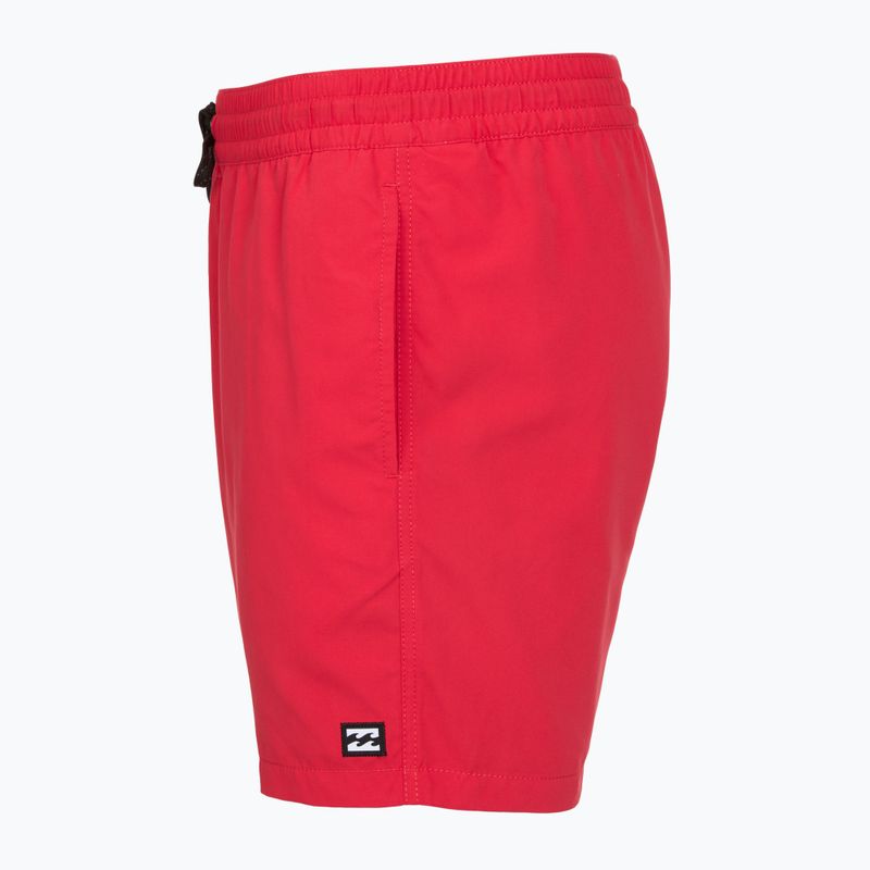 Pánské koupací šortky Billabong All Day Layback red hot 3