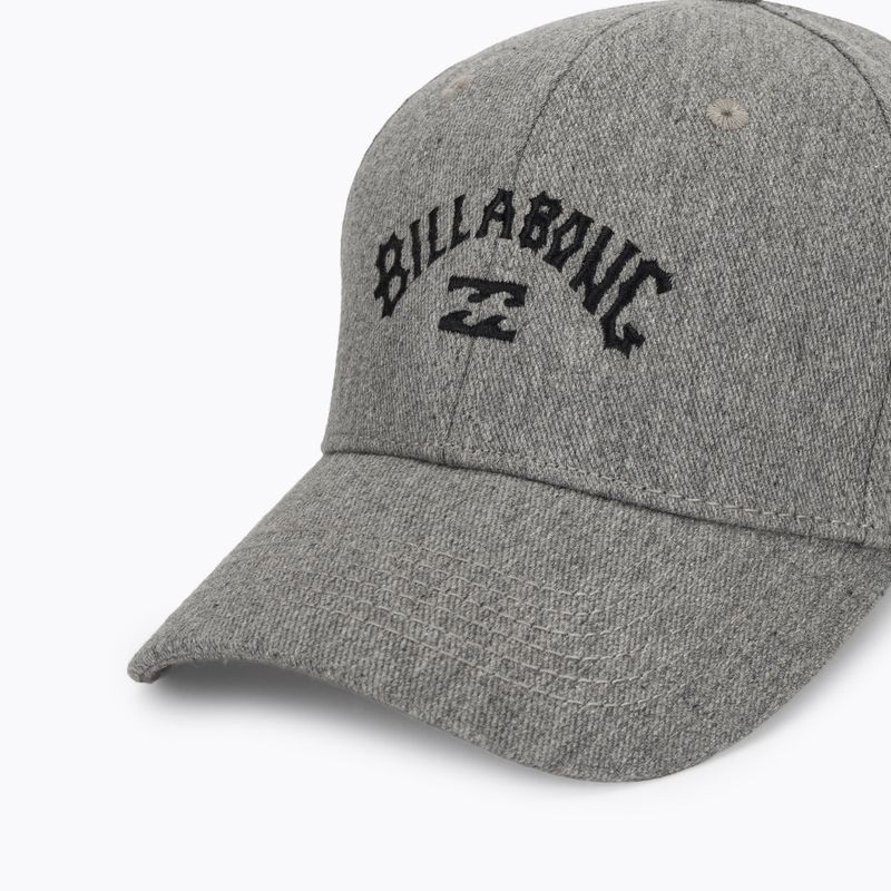Pánská kšiltovka Billabong Arch Snapback grey heather 3