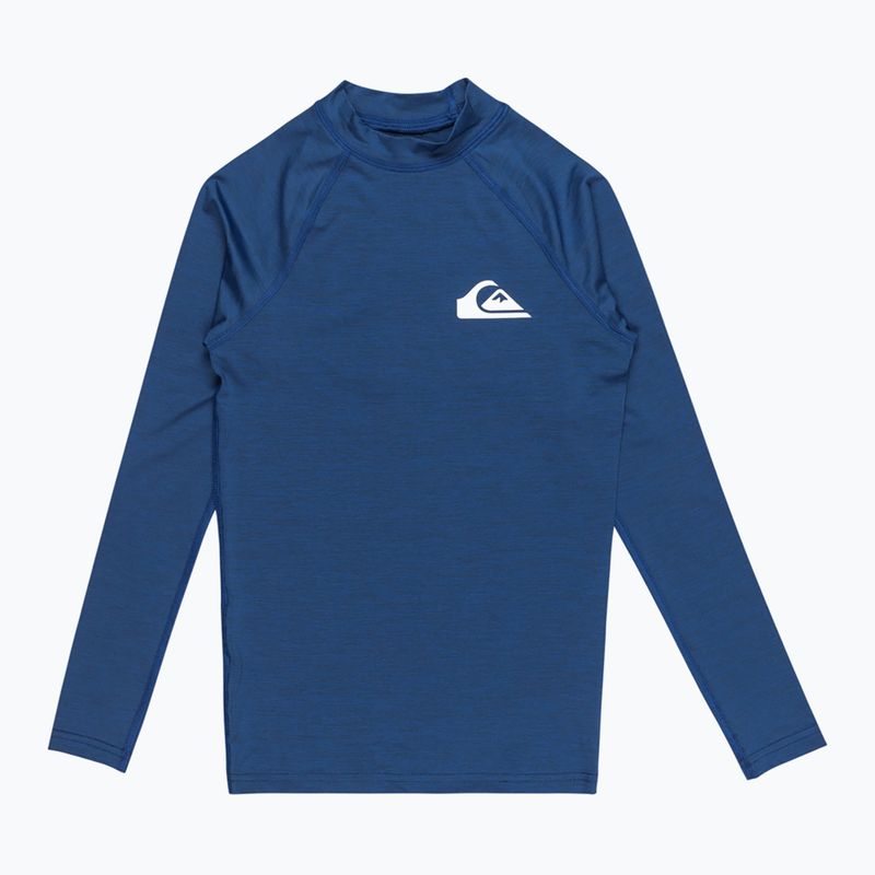 Dětské plavecké tričko Longsleeve Quiksilver Everyday UPF50 monaco blue heather 