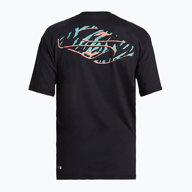 Dětské plavecké tričko Quiksilver Everyday Surf Tee black/white 6