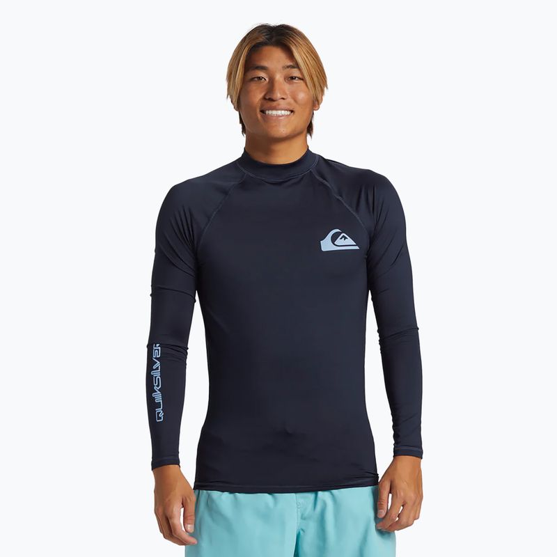 Pánské plavecké tričko longsleeve Quiksilver Everyday UPF50 Longsleeve dark navy
