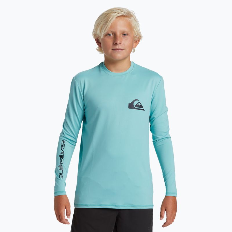 Dětské plavecké tričko Longsleeve Quiksilver Surf Tee marine blue