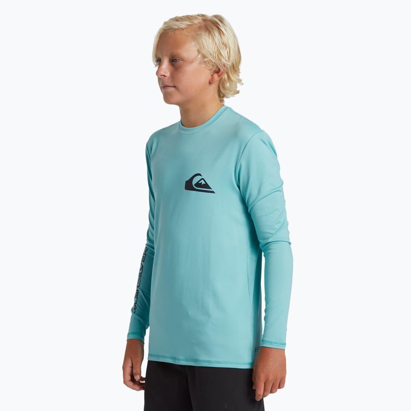 Dětské plavecké tričko Longsleeve Quiksilver Surf Tee marine blue 3