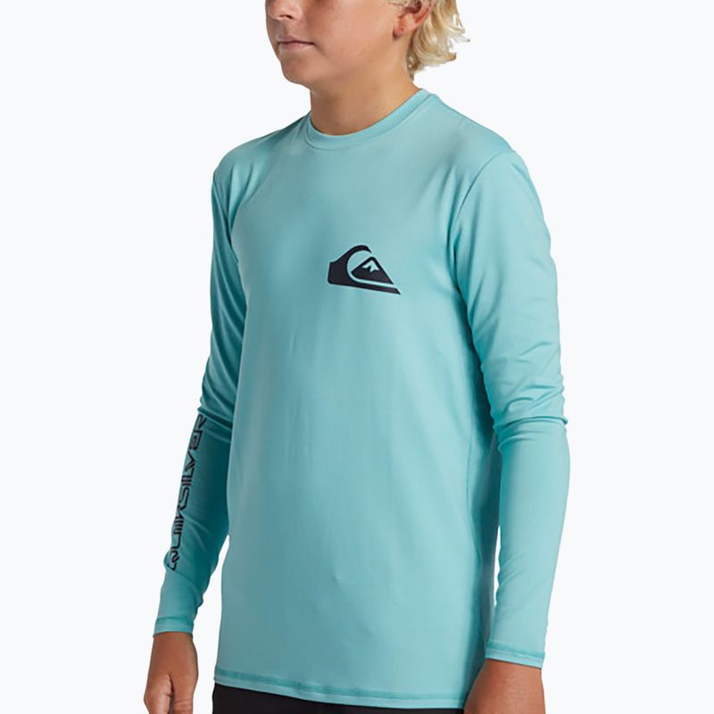 Dětské plavecké tričko Longsleeve Quiksilver Surf Tee marine blue 4