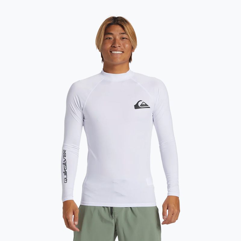 Pánské plavecké tričko longsleeve Quiksilver Everyday UPF50 Longsleeve white