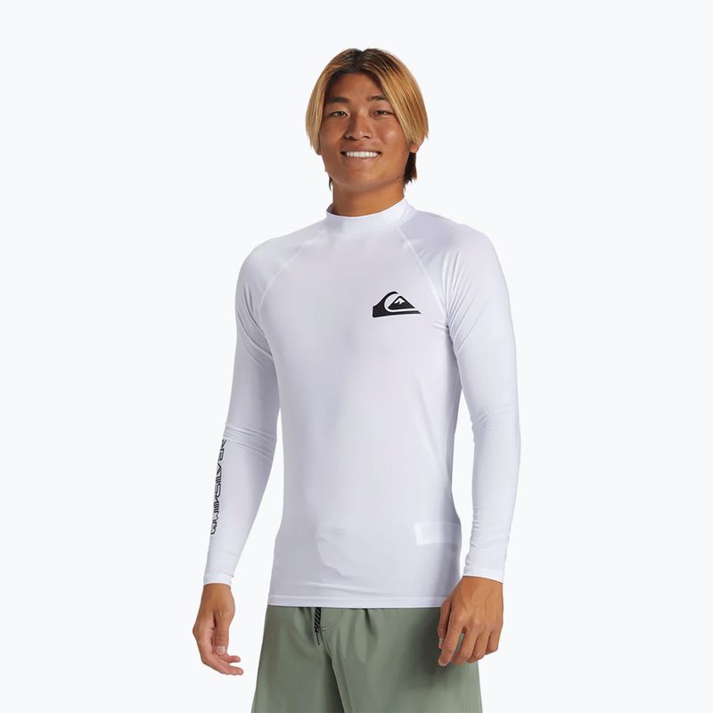 Pánské plavecké tričko longsleeve Quiksilver Everyday UPF50 Longsleeve white 3