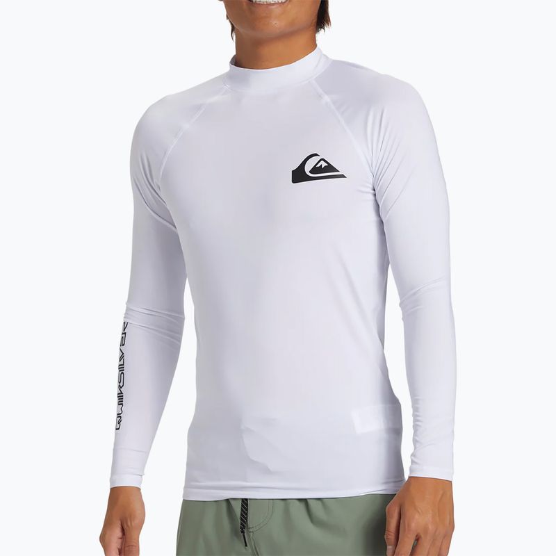 Pánské plavecké tričko longsleeve Quiksilver Everyday UPF50 Longsleeve white 4