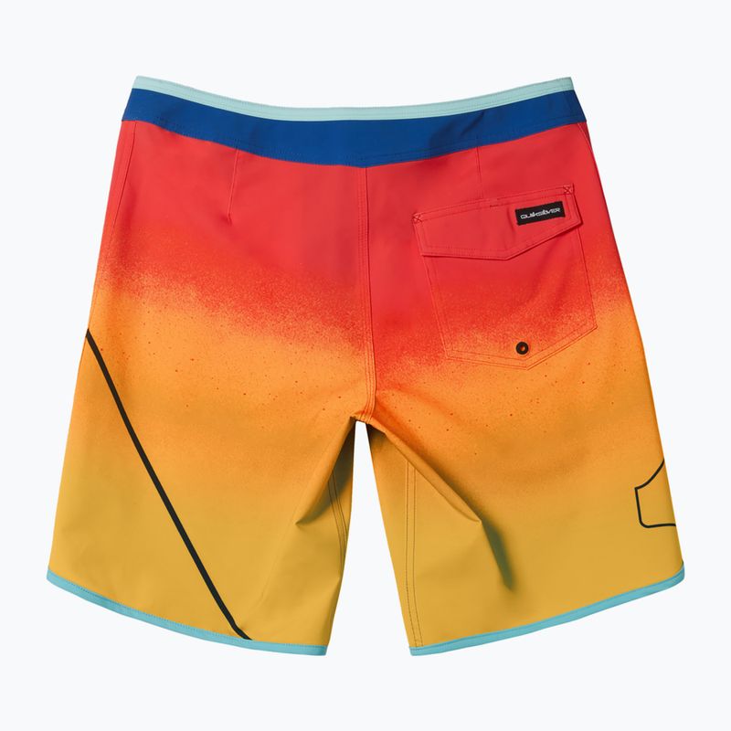 Pánské plavecké šortky  Quiksilver Surfsilk New Wave 20 cayenne 2