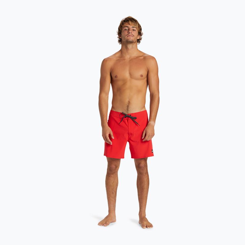 Pánské plavecké šortky  Quiksilver Surfsilk Kaimana 16 high risk red 4