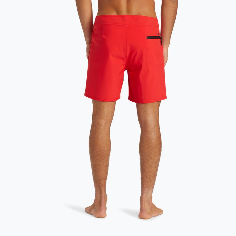 Pánské plavecké šortky  Quiksilver Surfsilk Kaimana 16 high risk red 5