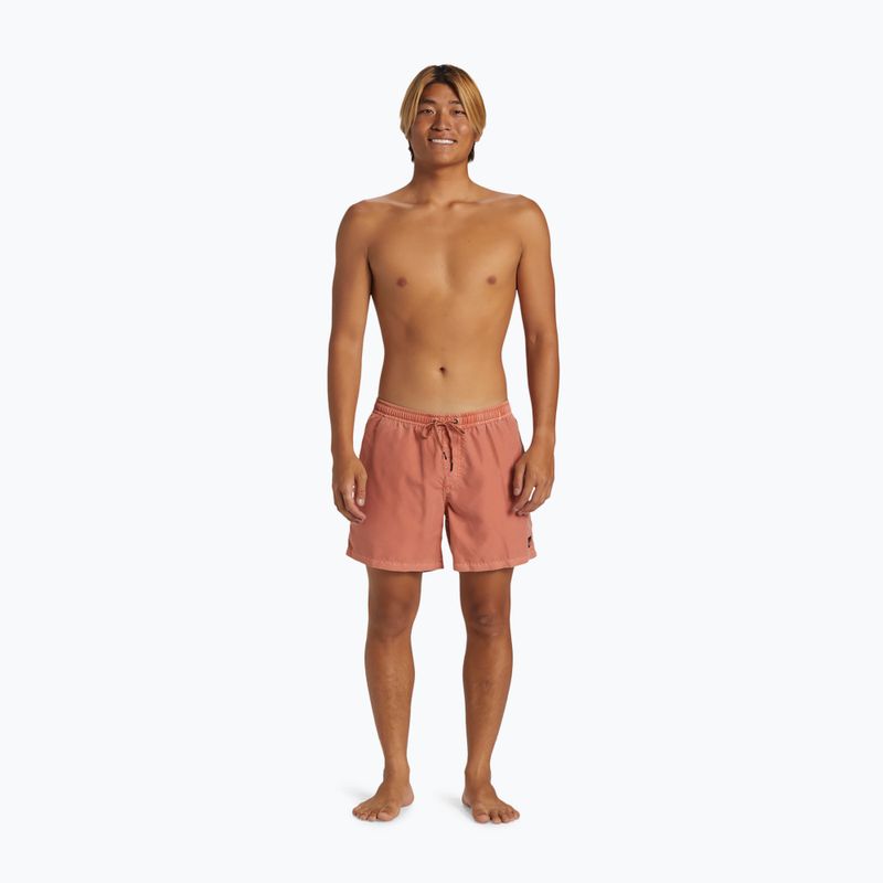 Pánské plavecké šortky  Quiksilver Everyday Surfwash Volley 15 canyon clay 4