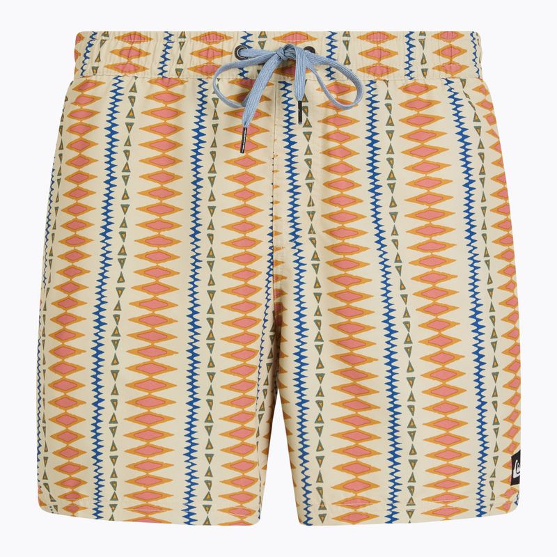 Pánské plavecké šortky  Quiksilver Remade Mix Volley 16 oyster white