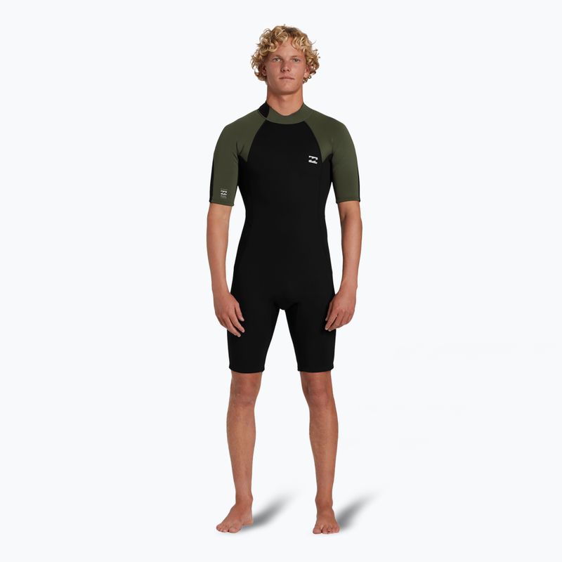 Pánský neopren Billabong 2mm Foil Back Zip Spring moss 2
