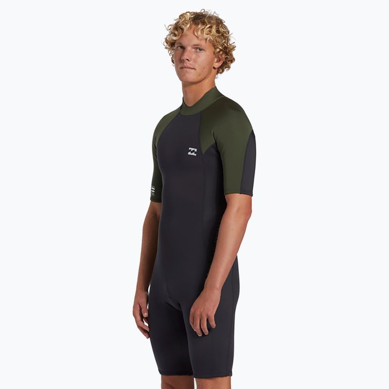 Pánský neopren Billabong 2mm Foil Back Zip Spring moss 4