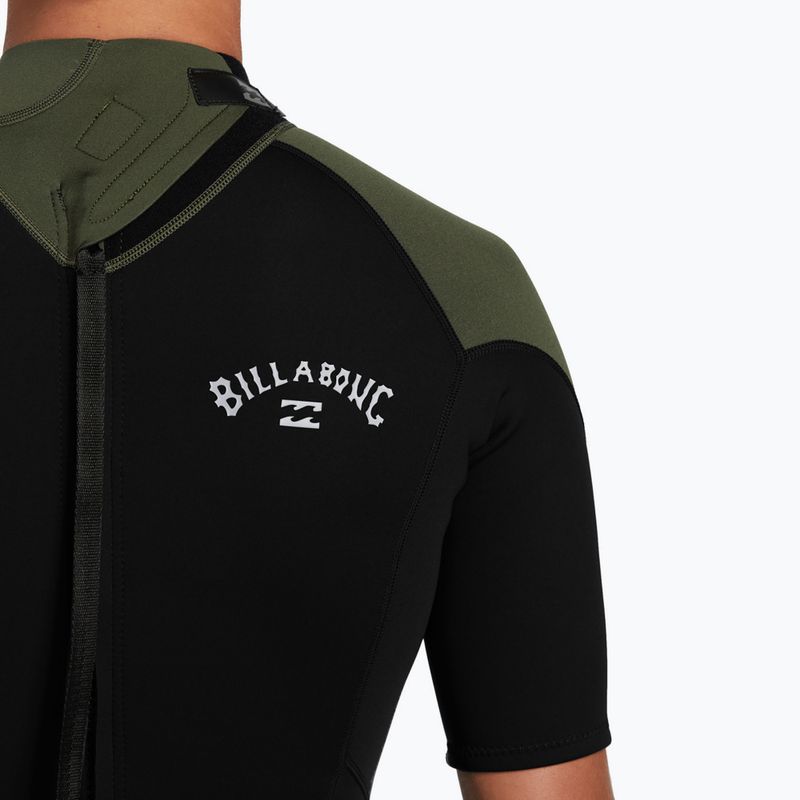 Pánský neopren Billabong 2mm Foil Back Zip Spring moss 6