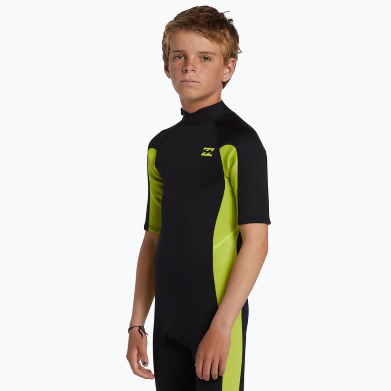 Dětský plavecký neopren  Billabong 2 mm Foil BZ FL fluro lime 3