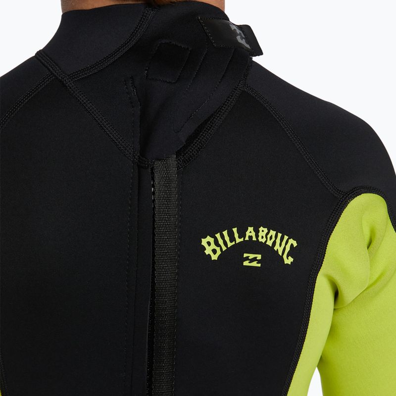 Dětský plavecký neopren  Billabong 2 mm Foil BZ FL fluro lime 6