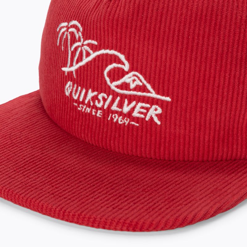 Pánská kšiltovka  Quiksilver Cord Stretcher high risk red 3