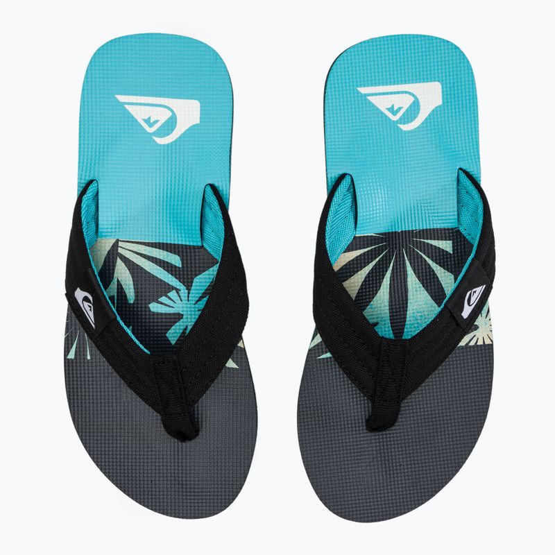 Pánské žabky  Quiksilver Molokai Layback II blue / black / blue 8