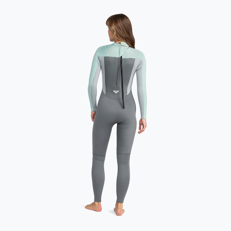 Dámský plavecký neopren ROXY 4/3 mm Prologue Back Zip GBS Wetsuit ice green 2