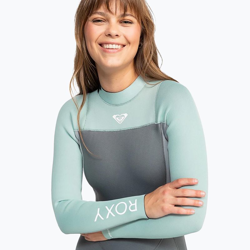 Dámský plavecký neopren ROXY 4/3 mm Prologue Back Zip GBS Wetsuit ice green 4
