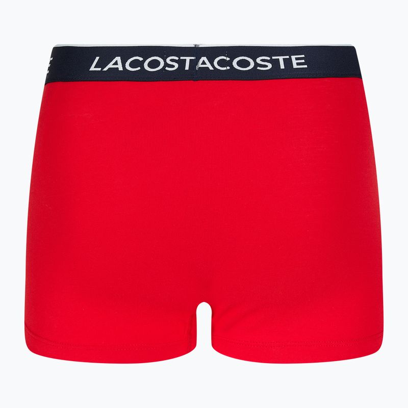 Lacoste boxerky 5H3389 W64 3 páry námořnická modř/červený metylen 6