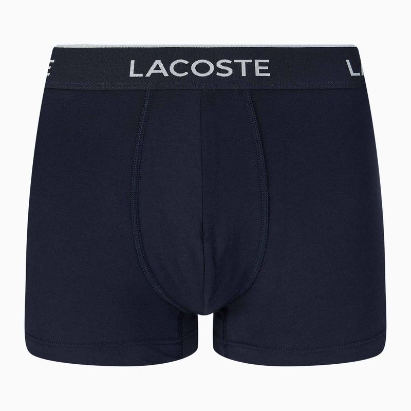 Lacoste boxerky 5H3389 W64 3 páry námořnická modř/červený metylen 8