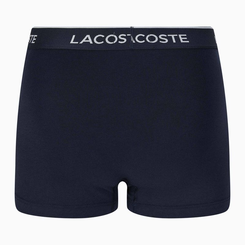 Lacoste boxerky 5H3389 W64 3 páry námořnická modř/červený metylen 9