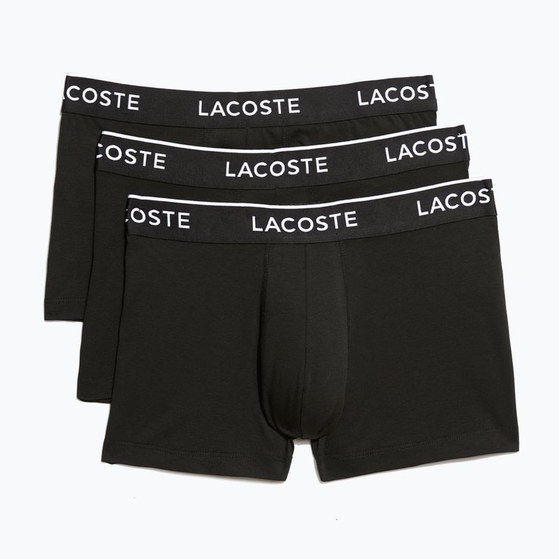 Lacoste boxerky 5H3389 031 3 páry černé 5