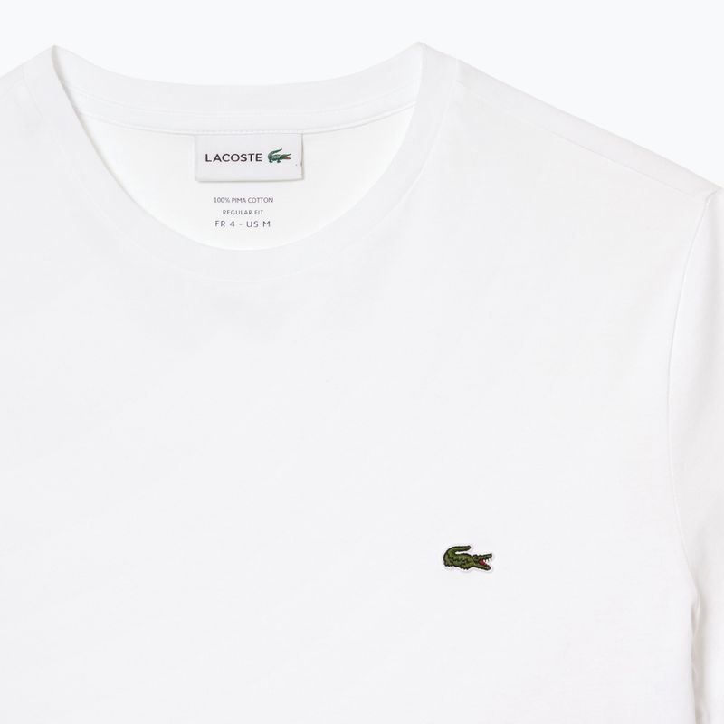 Pánské tričko Lacoste TH6709 white 4