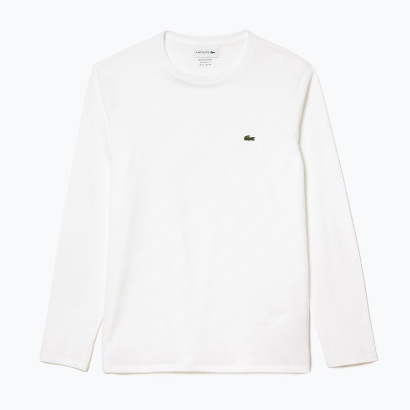 Lacoste pánské tričko s dlouhým rukávem TH6712 white 4