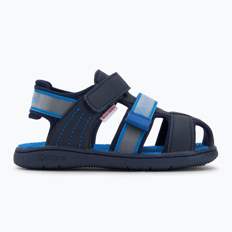 Dětské sandály Kickers Kickbeachou navy 2
