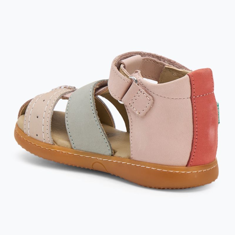 Dětské sandály Kickers Kick Bazar light pink/multicolor 3