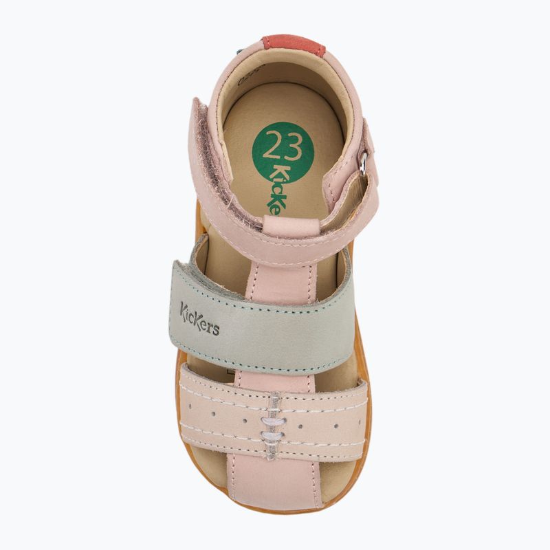 Dětské sandály Kickers Kick Bazar light pink/multicolor 5