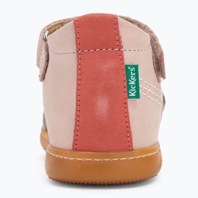 Dětské sandály Kickers Kick Bazar light pink/multicolor 6