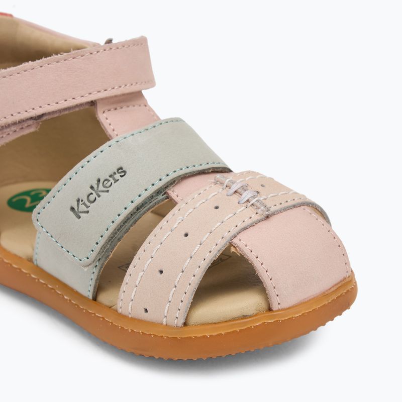 Dětské sandály Kickers Kick Bazar light pink/multicolor 7
