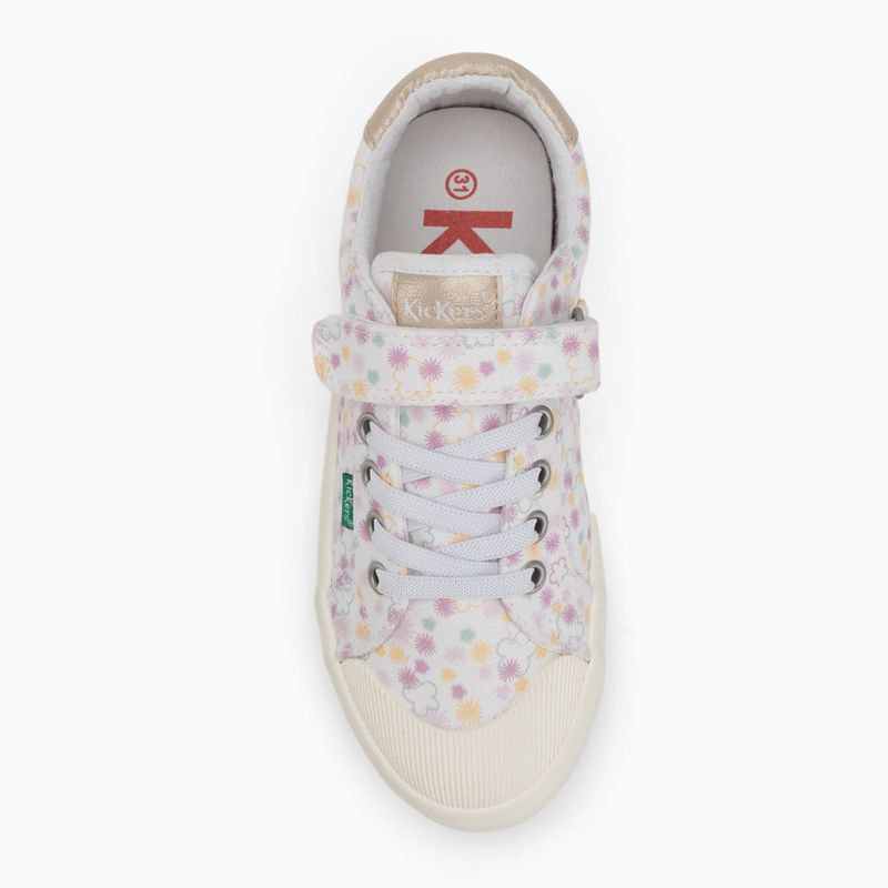 Dětské tenisky Kickers Kickgoldi white/print festi summer 5