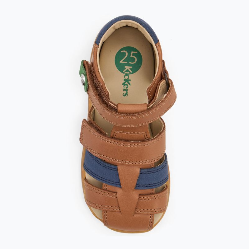 Dětské sandály Kickers Kick Pod camel/navy 5