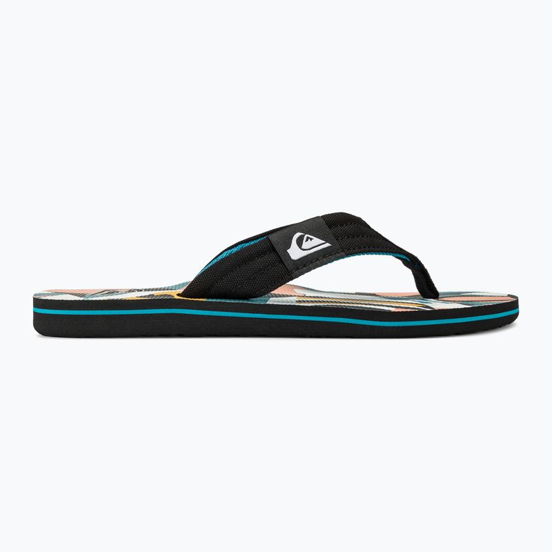 Pánské žabky  Quiksilver Molokai Layback II white / black / blue 2