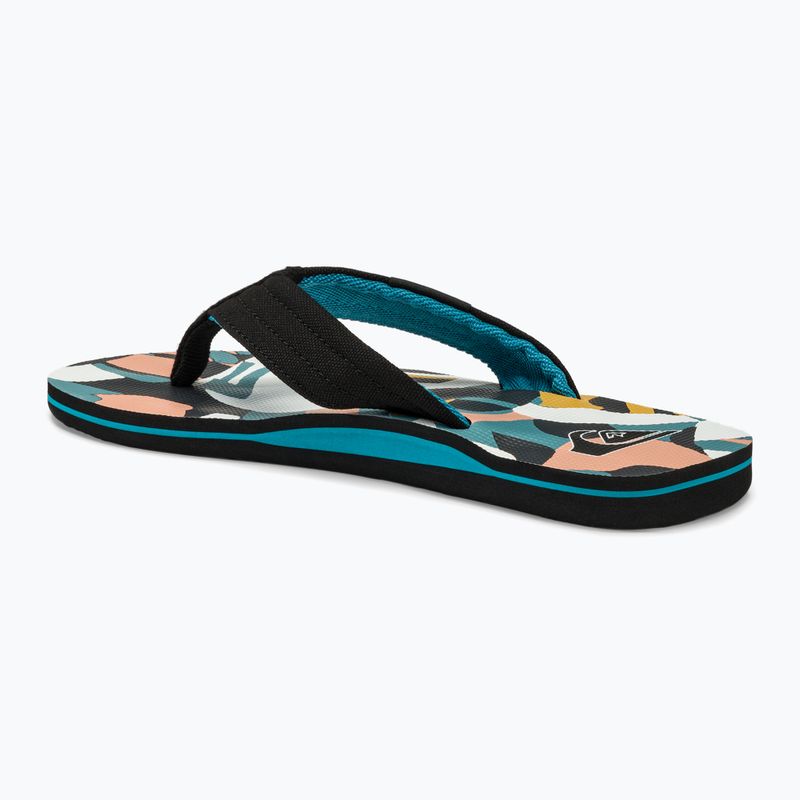 Pánské žabky  Quiksilver Molokai Layback II white / black / blue 3